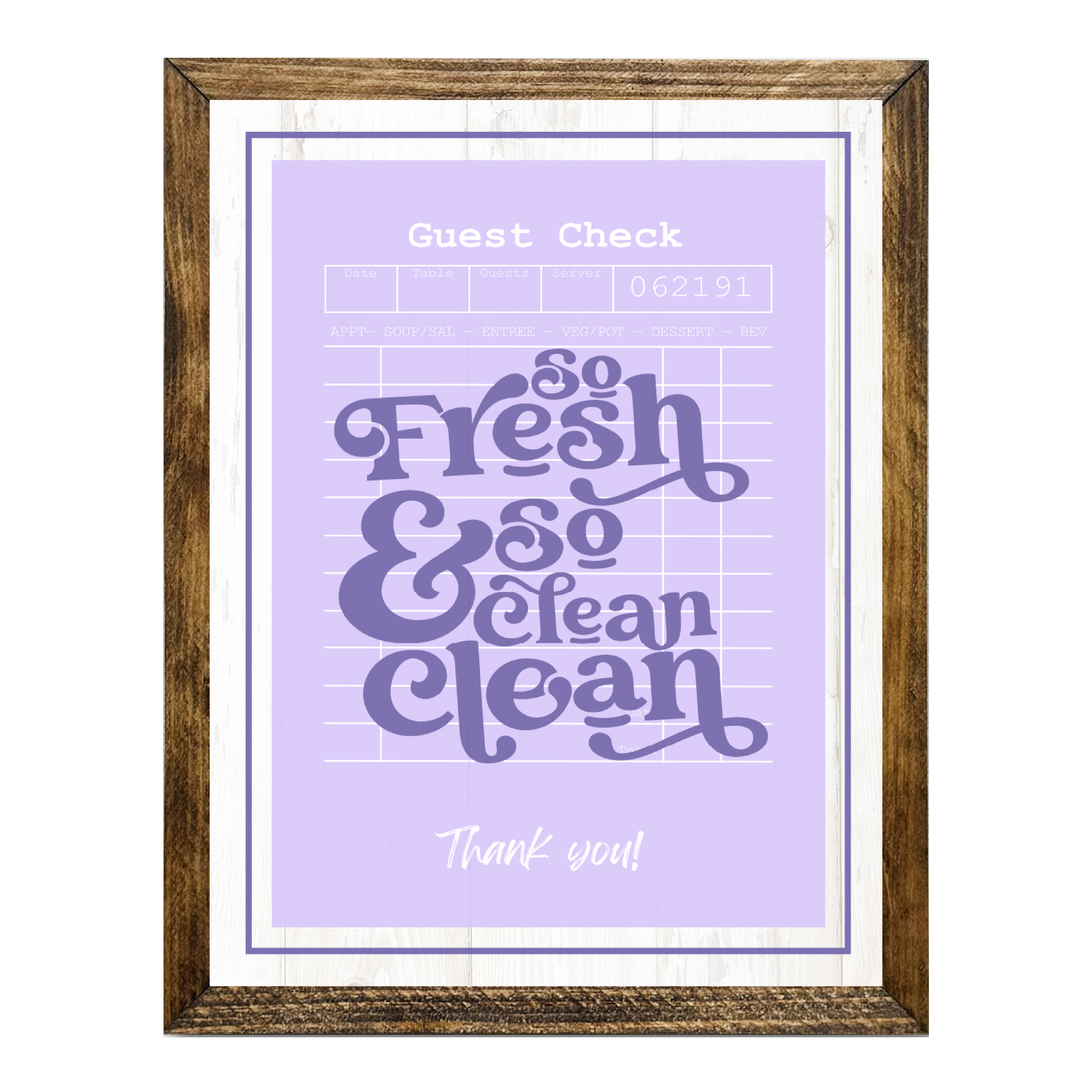 TIMBERLAND "GUEST CHECK SERIES"- SO FRESH AND SO CLEAN CLEAN