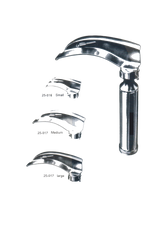 Laryngoscopes ( Mcintosh ) Complete With Battery Handle And 3 Blade, In Velved-Lined Case, Large - Garana Industries