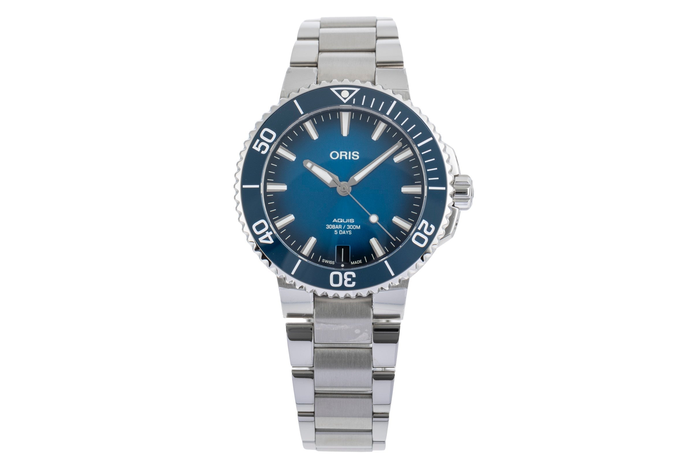 Oris Aquis Date steel automatic men's watch 01 400 7769 4135 LP: 3500EUR  [2502680]