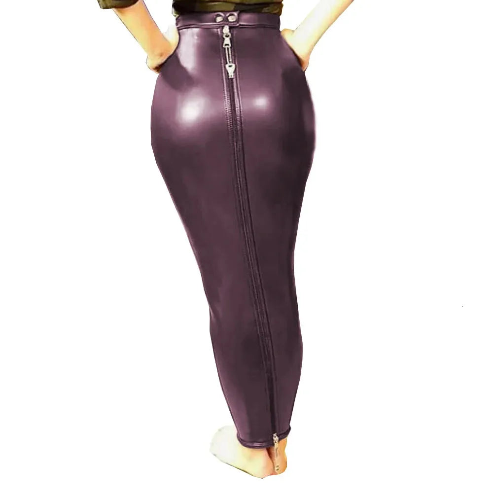 Lockable Hobble Skirt Guide: PU Leather & Waist Fit