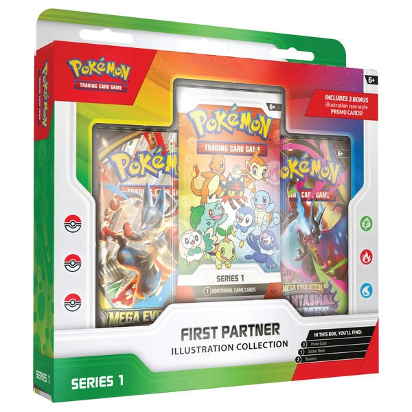 Pokémon Trading Card Game (TCG): First Partners Illustration Collection  Series 1