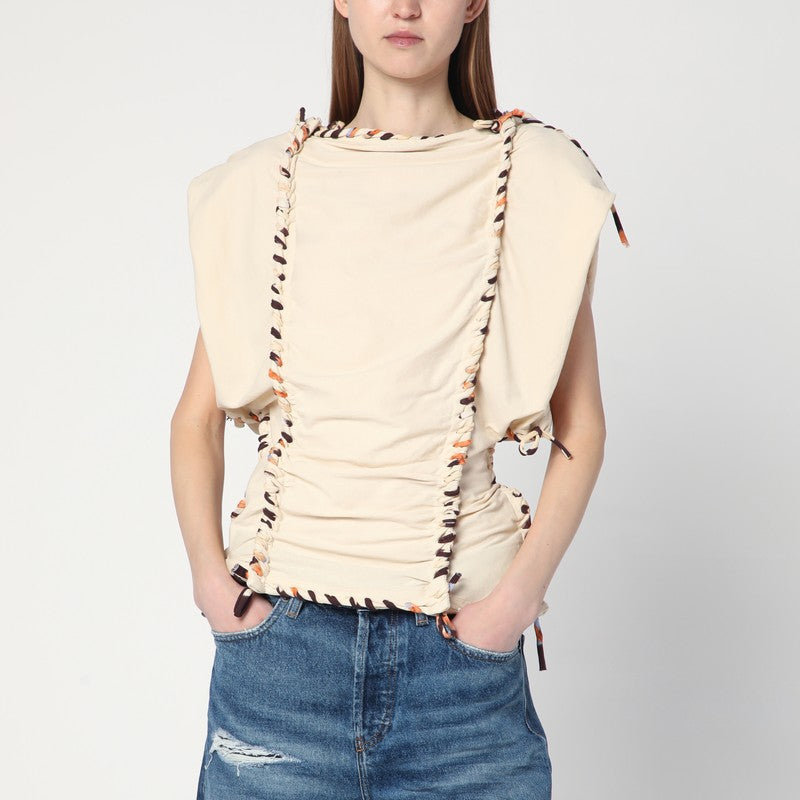 Isabel Marant ISABEL MARANT Top Zohra écru in cotton