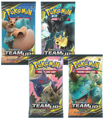 Team Up Booster Pack Art Bundle [Set of 4] - SM - Team Up