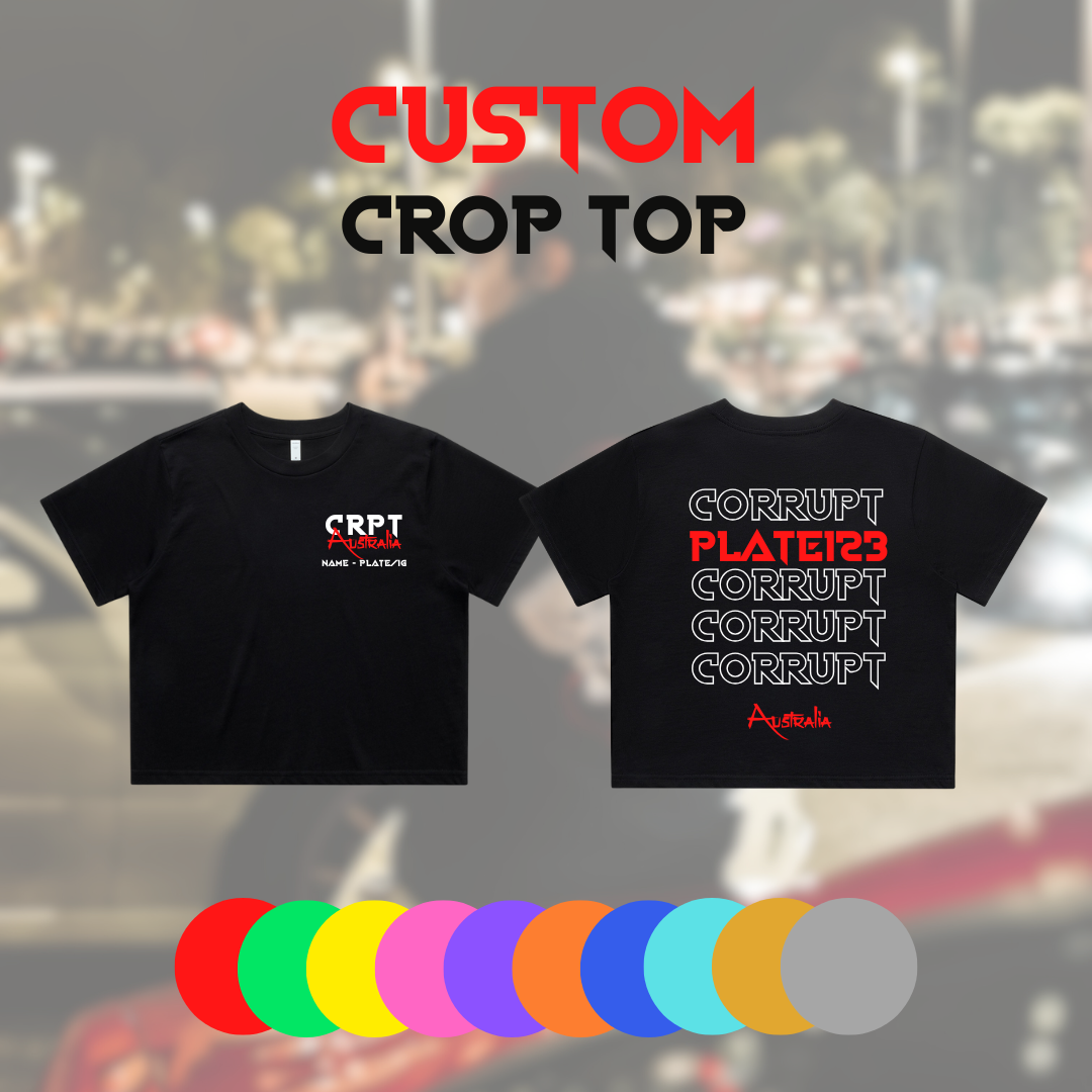 Corrupt OG Custom Crop Top