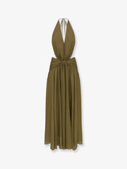 Dress Indra Silk Green