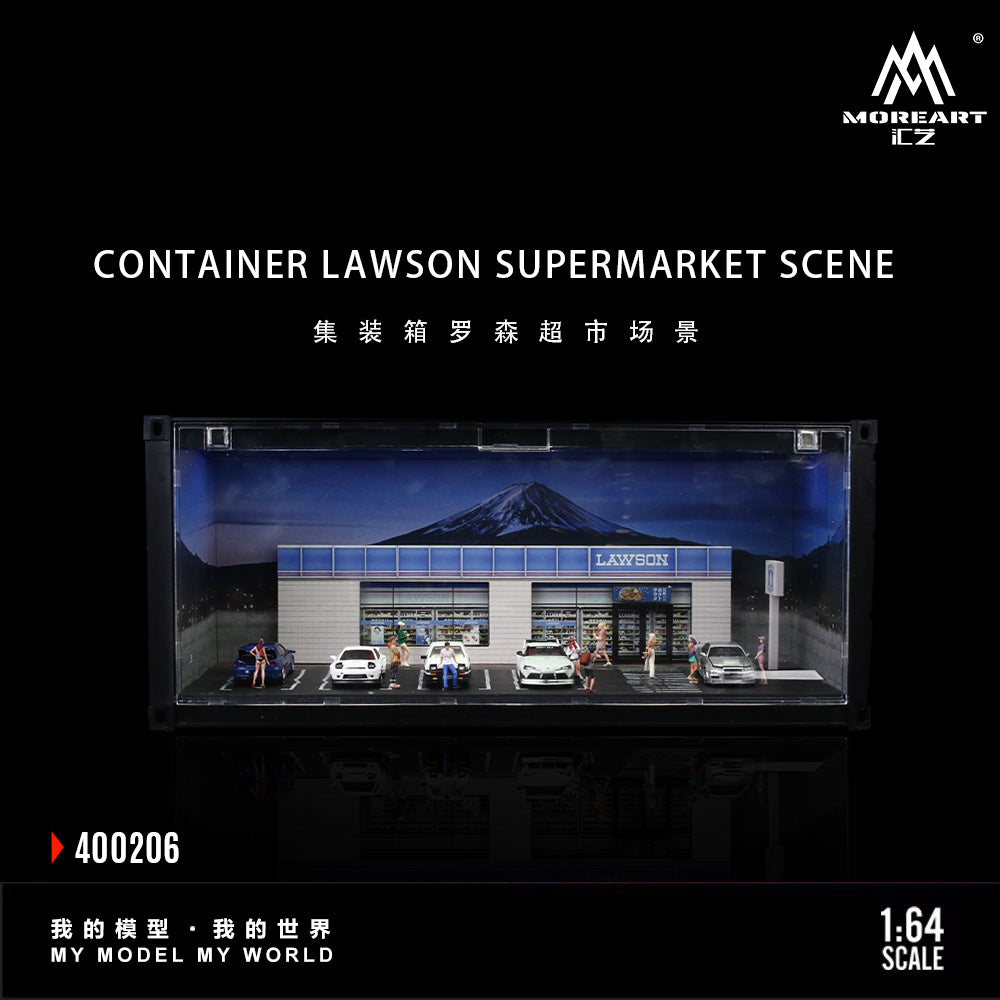 MoreArt 1:64 CONTAINER LAWSON SUPERMARKET SCENE MO400206