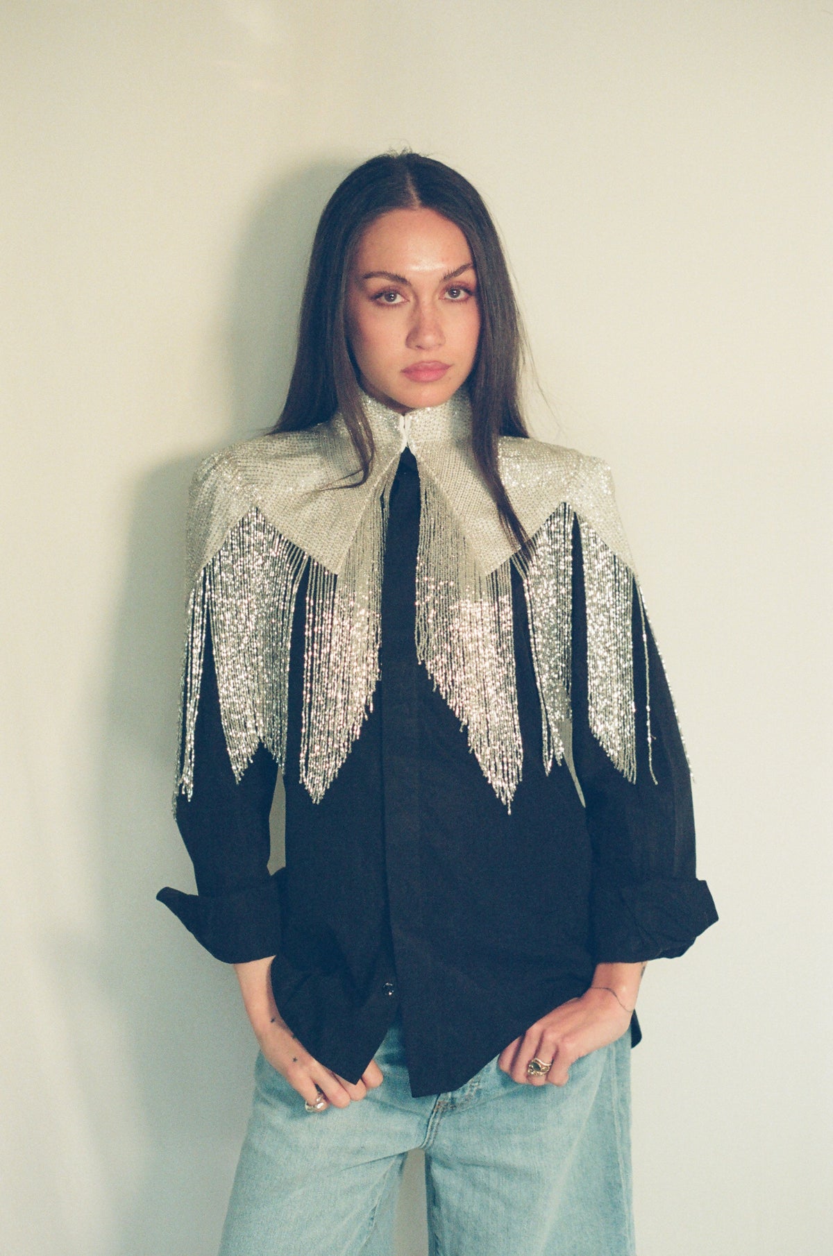TWP BEADED BOLERO