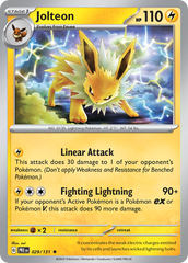 Jolteon #029 - Prismatic Evolutions Card List - Pokemon TCG