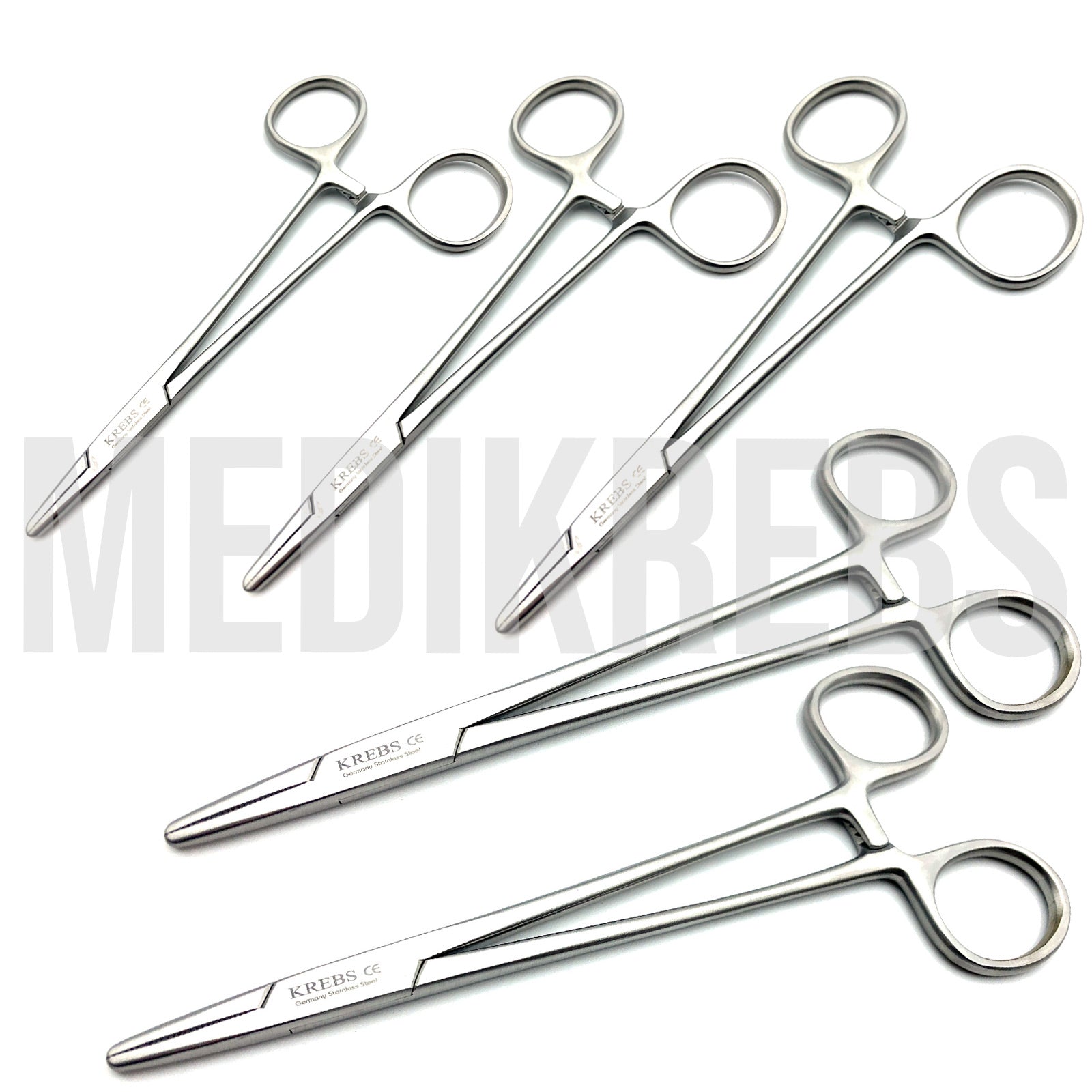 Mayo Hegar Needle Holder Bundle 12 cm, 14 cm, 16 cm, 18 cm, 24 cm (5 pcs)