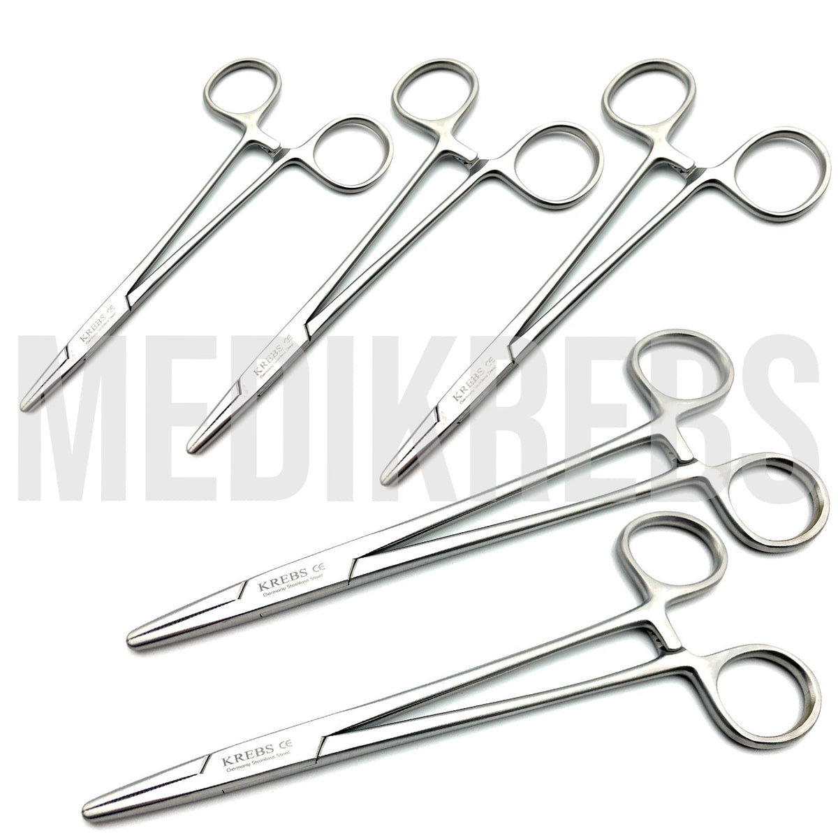 Mayo Hegar Needle Holder Bundle 12 cm, 14 cm, 16 cm, 18 cm, 24 cm (5 pcs)