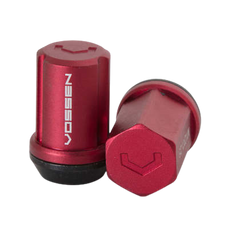 Vossen 35mm Lug Nut - 14x1.5 - 19mm Hex - Cone Seat - Red (Set of 20)
