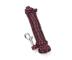 Karlie ASP Zoeklijn - Zwart-Rood - 8 mm, 5 m