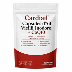 Cardiail™ Capsules d’Ail Vieilli Inodore + CoQ10