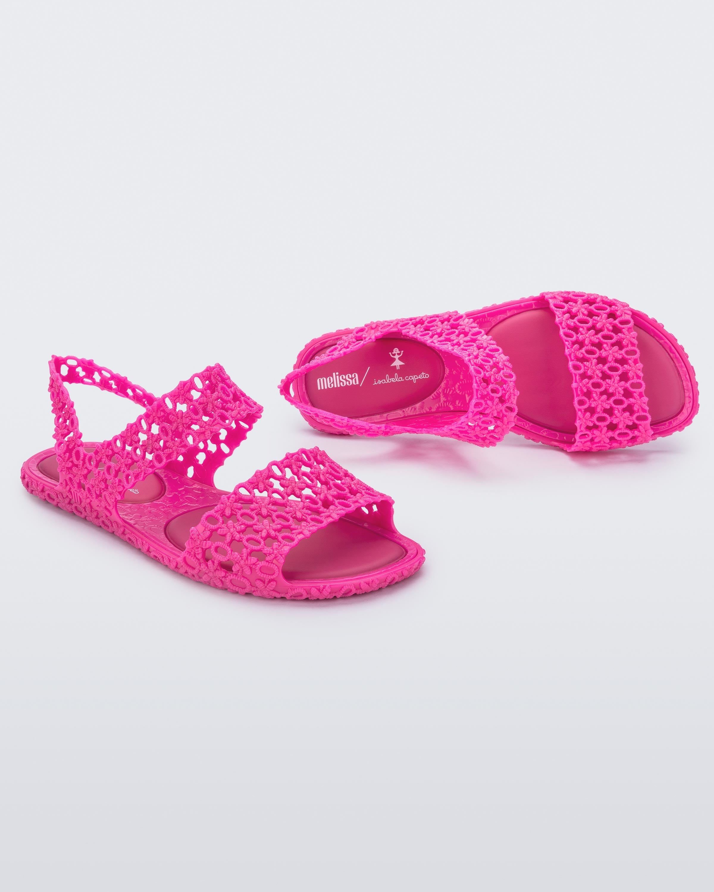 Melissa Panc Sandal + Isabela Capeto Pink Sandały Damskie Różowe