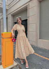 Athena Summer Flower Maxi Dress - Gu Fashion | Vietnam Fashion Style