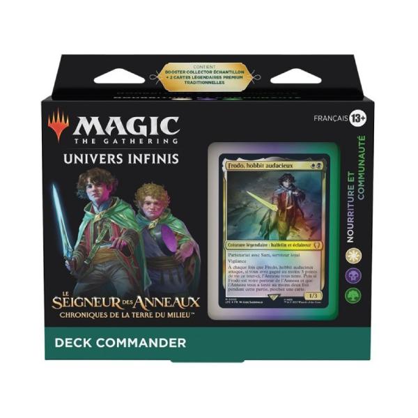Magic the Gathering - Seigneur des Anneaux - Deck Commander : Nourriture et communauté (français)