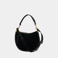 Oskan Soft Zip Shoulder Bag - Isabel Marant - Leather - Black