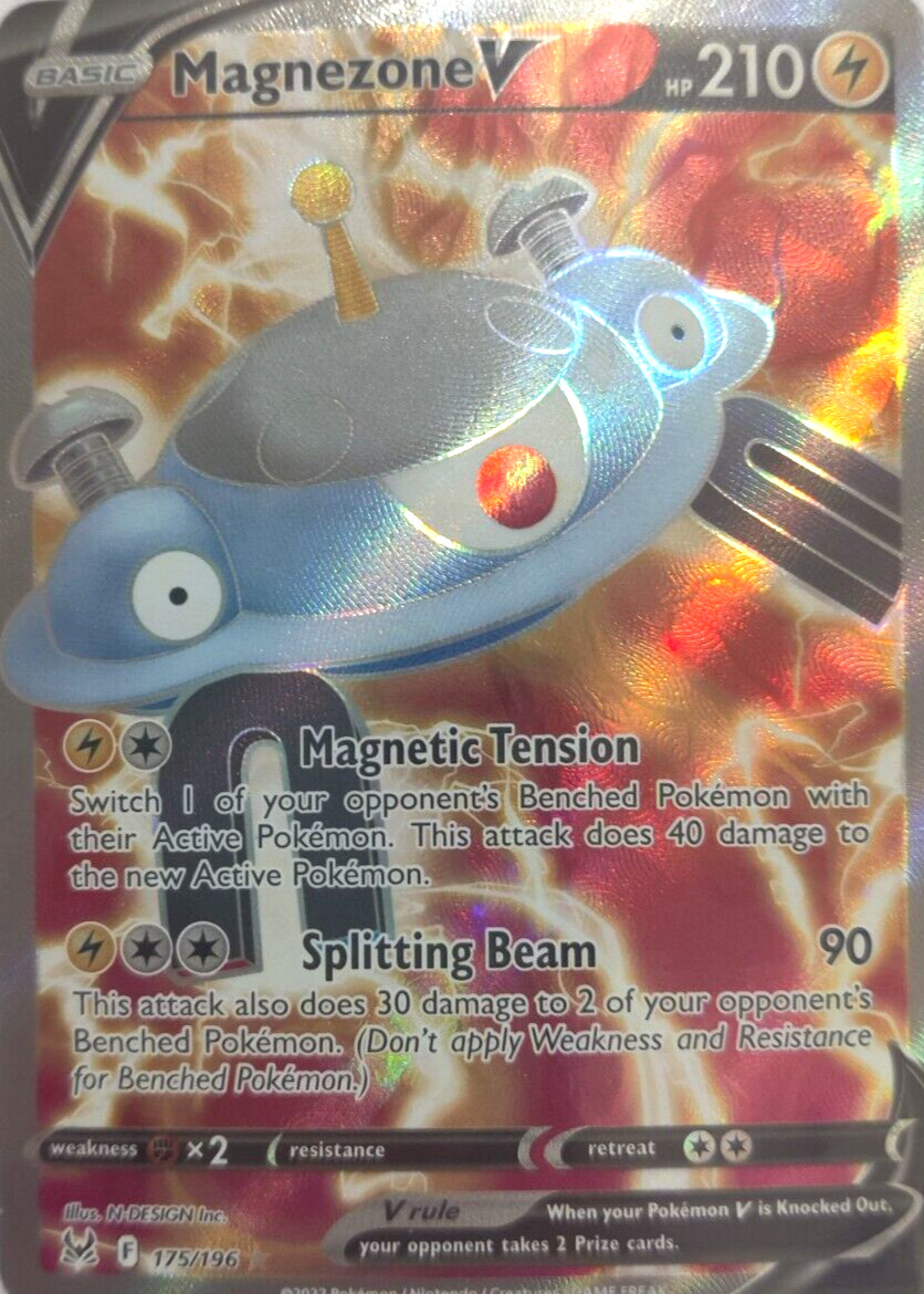 Magnezone V 2022 Sword & Shield: Lost Origin #175/196 Holo (Full Art) Price  Guide