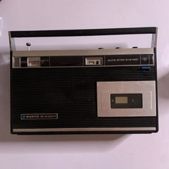 Sanyo MW-SW Radio Cassette MR-4112W Made in Japan *For Parts Or Repair