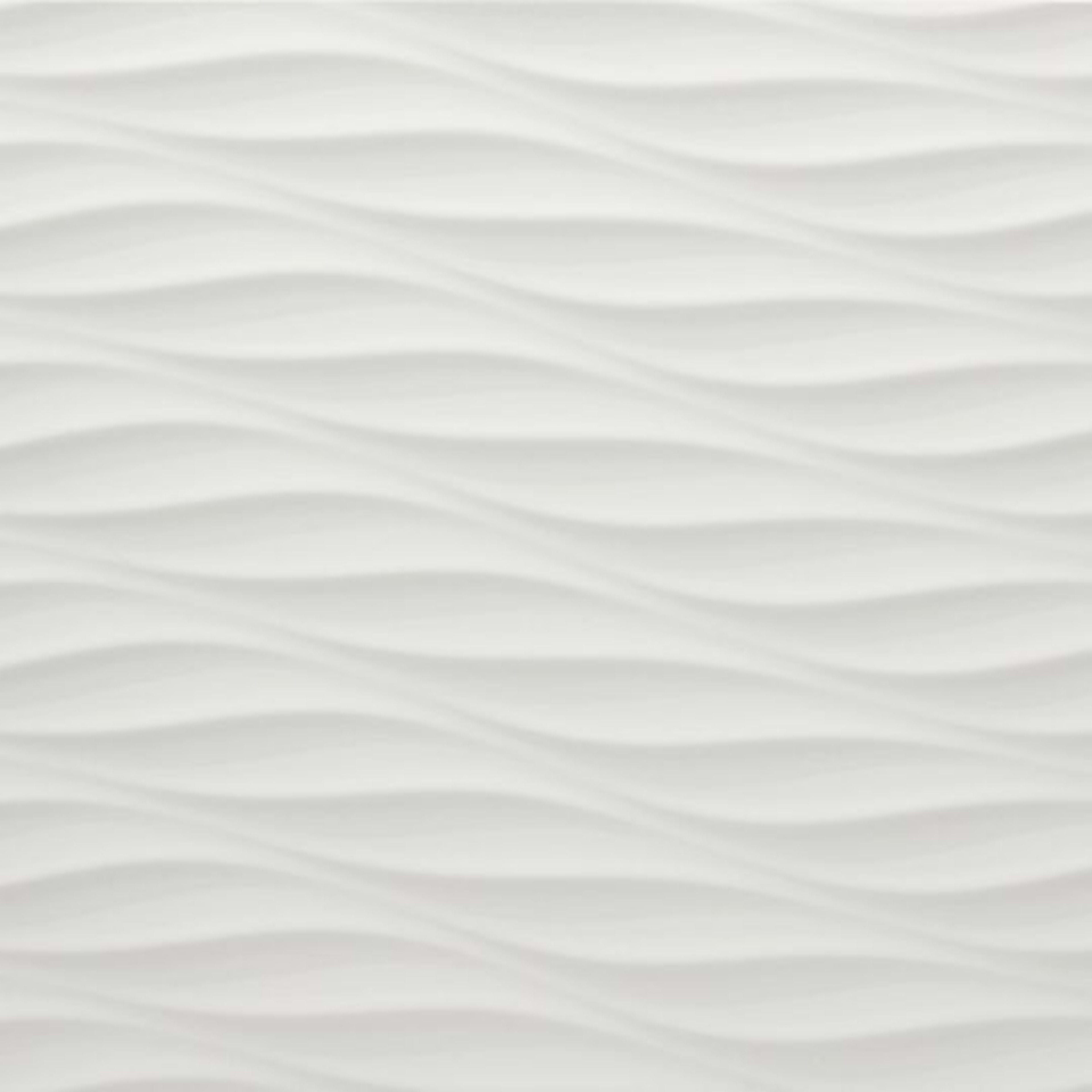 3D in White Ribbon Tile
