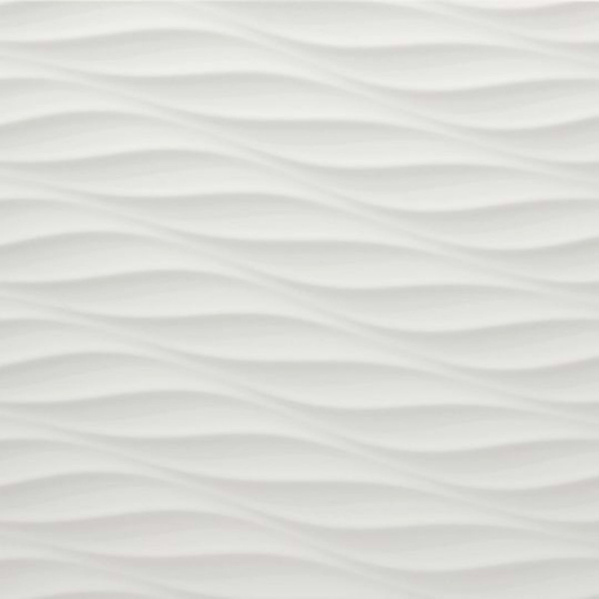 3D in White Ribbon Tile