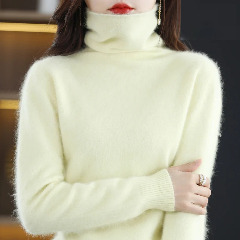 Lune London | Cashmere Pullover Women Soft Turtleneck Sweater Warm & Luxurious Design