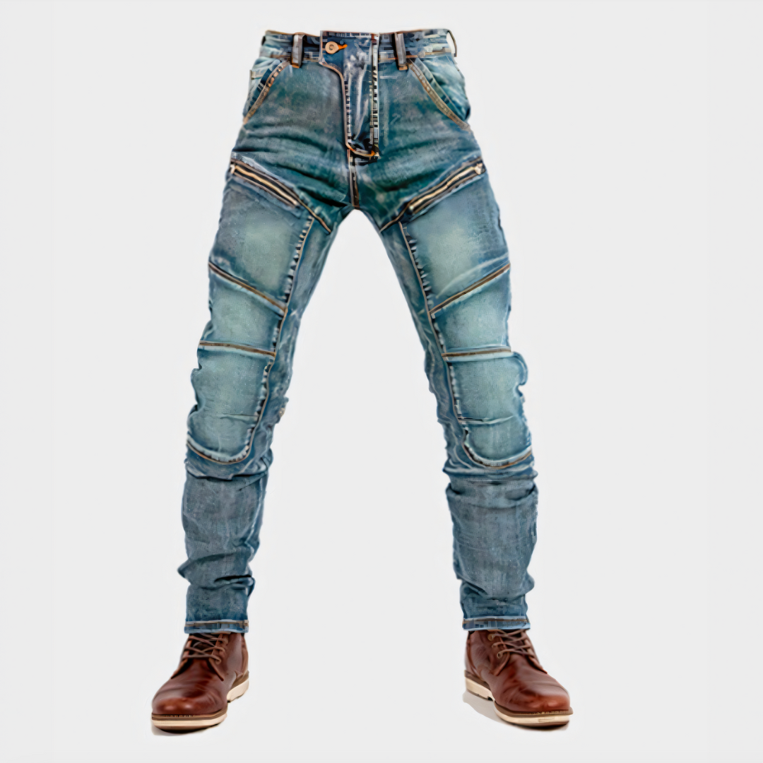 Stretchy bikerjeans voor heren