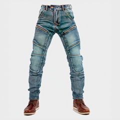 Stretchy bikerjeans voor heren
