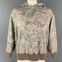 YEEZE SEASON 4 Size L Grey & Green Camouflage Cotton Sweatshirt