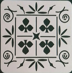 Stencil - 3 Petal Flower - 5*5