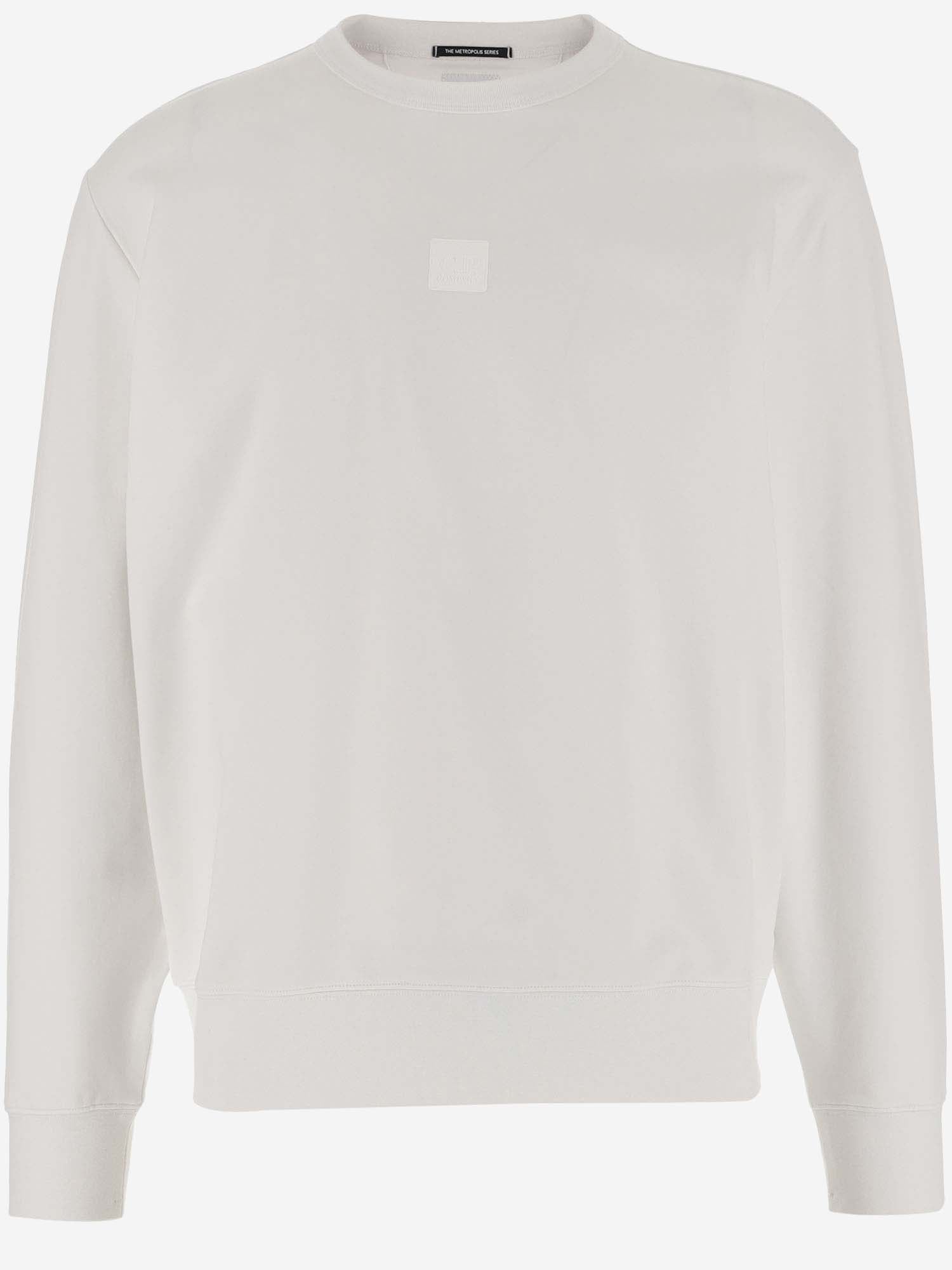 Cp Company Stretch Cotton Sweatshirt With Logo
