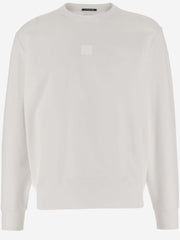 Cp Company Stretch Cotton Sweatshirt With Logo