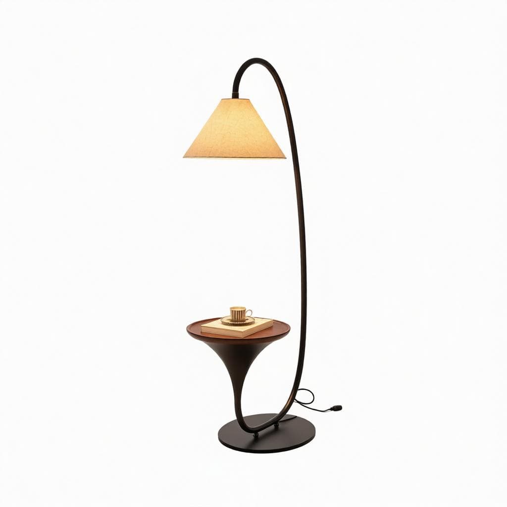 Lysvelle | Integrated Shelf Floor Lamp