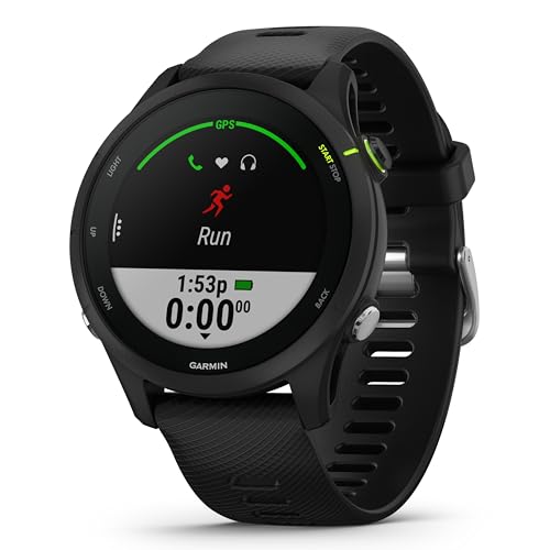 Garmin Forerunner 255 Music – GPS-Laufuhr mit individuellen Trainingsplänen, speziellen Lauffunktionen und detaillierter Trainingsanalyse. 1,1“ & 1,3 Farbdisplay, Akkulaufzeit bis zu 14 Tage im Sale