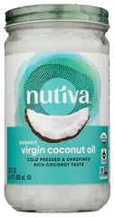 Nutiva Carrier Oil - USDA & Fair Trade Certified, Non-GMO, 100% Cholesterol-Free - 23oz