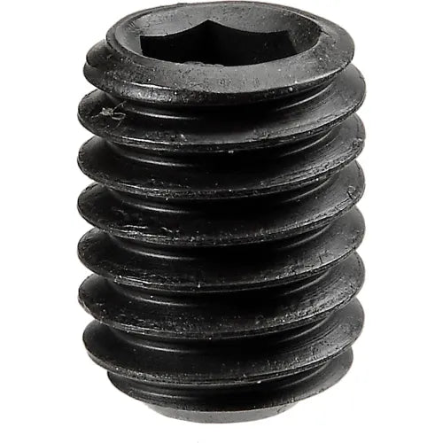 #8-32 X 1/4" Cup Point Nylon Patch Socket Set Screws | Alloy Steel Black Oxide (100 / Pkg.)