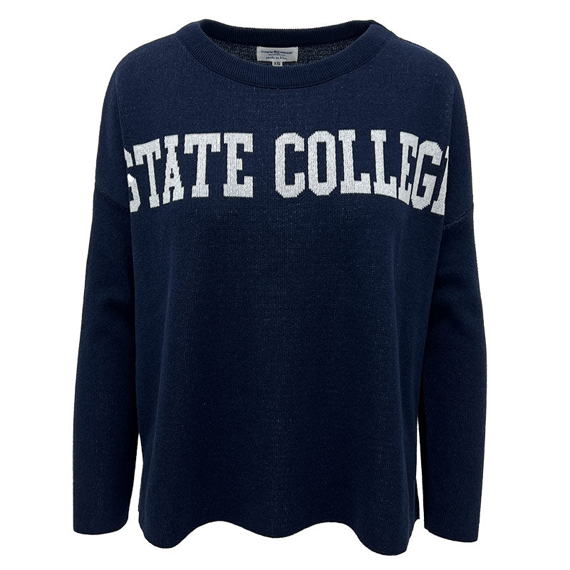 Sale - Town Pride Ladies STATE COLLEGE Everyday Sweater