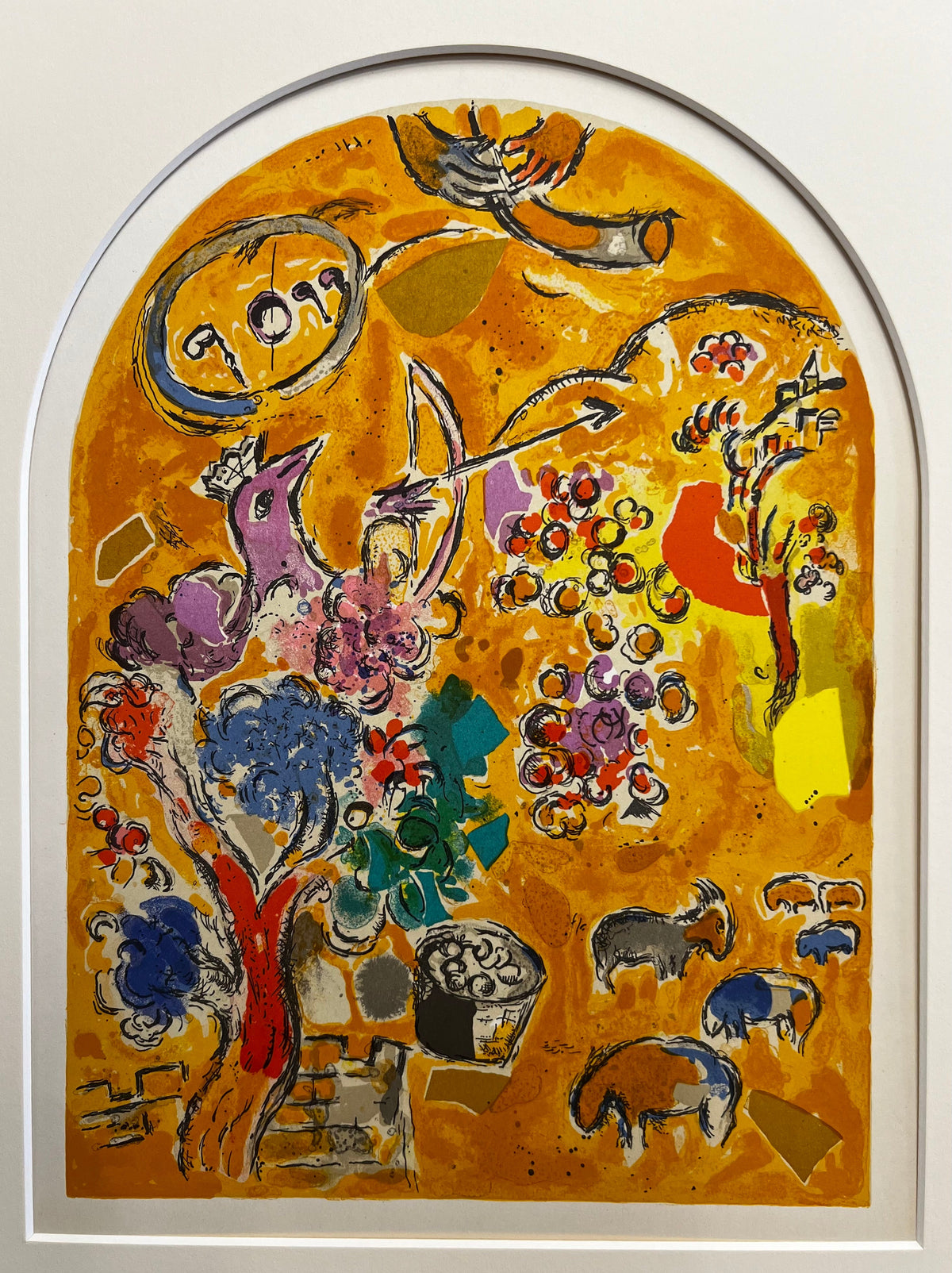 Marc Chagall : Joseph - Nr. 11 von 12 : Original Lithographie - 1962