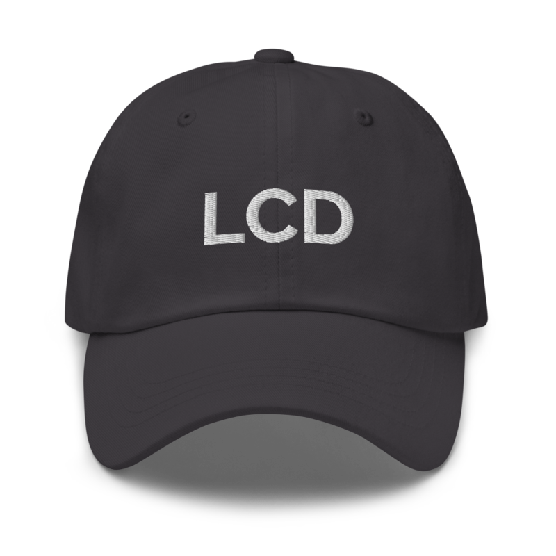 Lcd Hat - Dark Grey