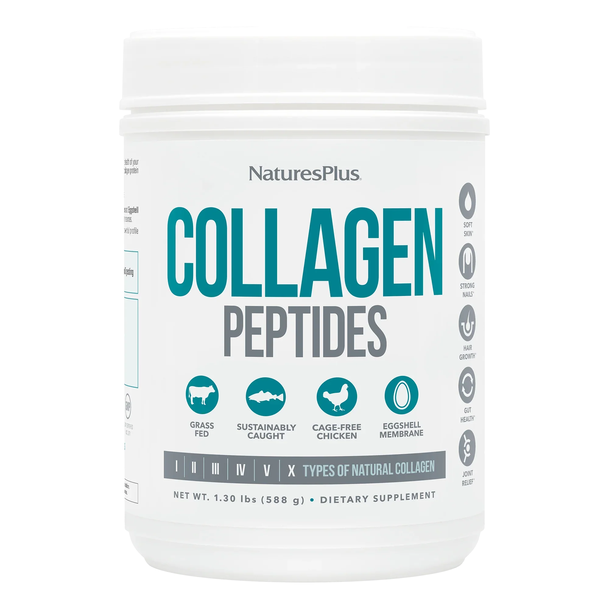Nature's Plus Collagen Powder with Vitamin C 588g