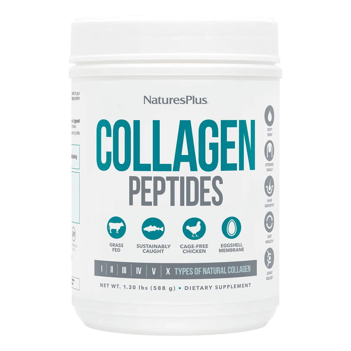 Nature's Plus Collagen Powder with Vitamin C 588g