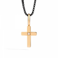 PENDENTE RECARLO UOMO IN ORO ROSA E DIAMANTI, 0.01ct - P16CR089/R-52