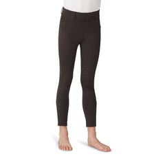 Kids' Aerowick Pull On Silicone Knee Patch Breech - Charcoal