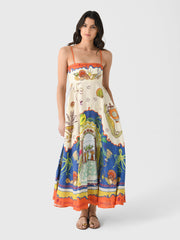 Alemais Women's Surrealist Summer Sundress - Saint Bernard