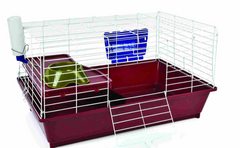 GuineaPig/Small Rabbit Home - Burgundy SML 71 x 43 x 40cm