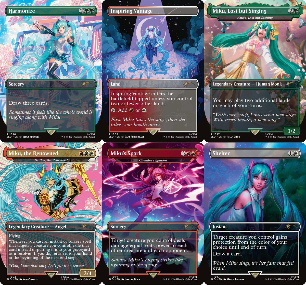 Hatsune Miku comes to MTG in spring Secret Lair