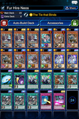 KoG] Fur Hire Lives! Fur Hire Neos (Extra deck in comments) : r/DuelLinks