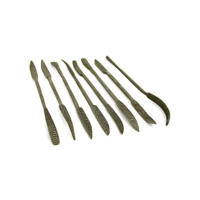 SE 7408WFR 8-Piece Heavy Wood Rasp Riffler File Set