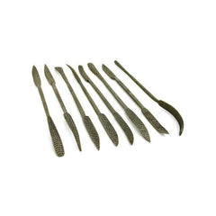 SE 7408WFR 8-Piece Heavy Wood Rasp Riffler File Set
