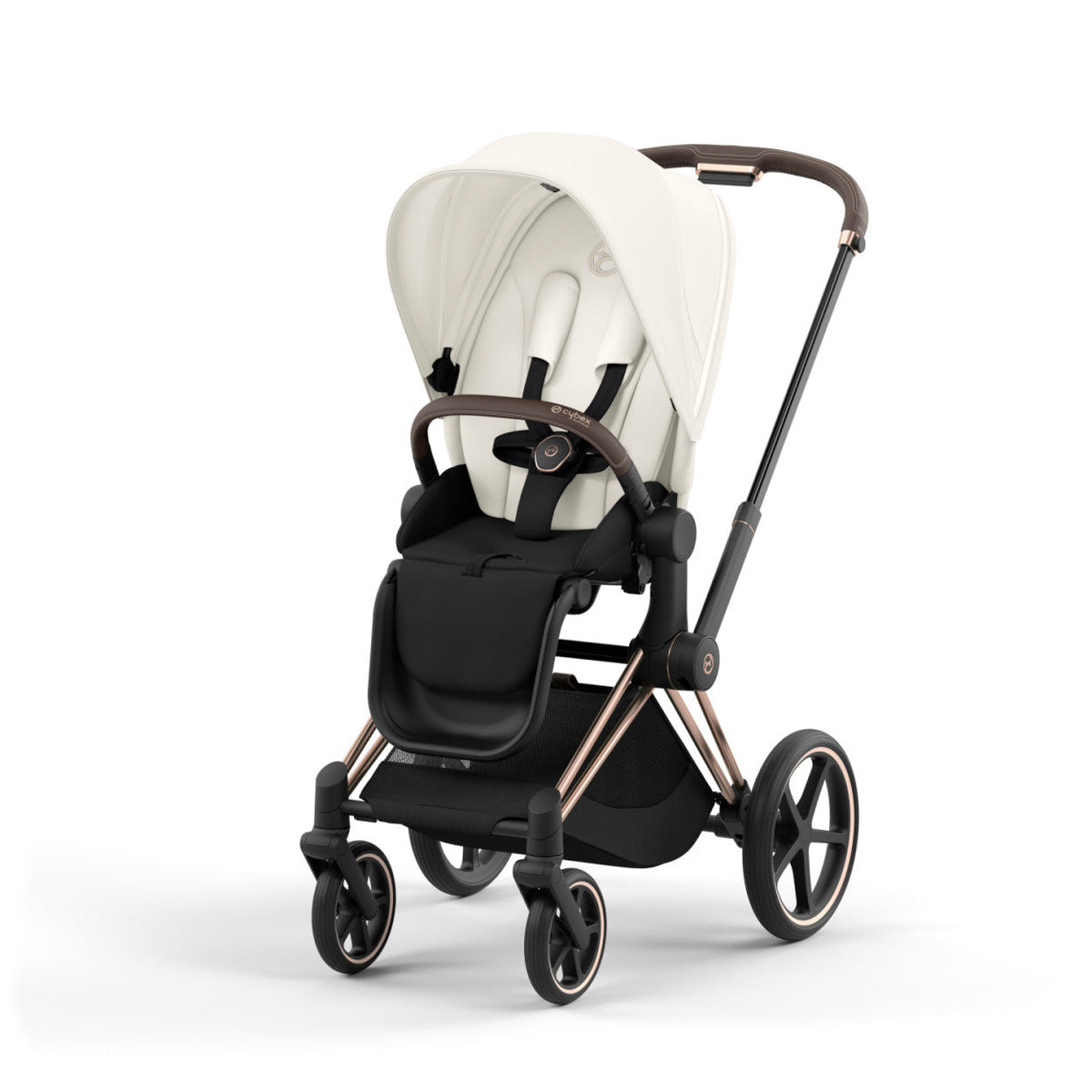 Priam 4 Stroller w/ Rose Gold Frame Strollers - Single Cybex